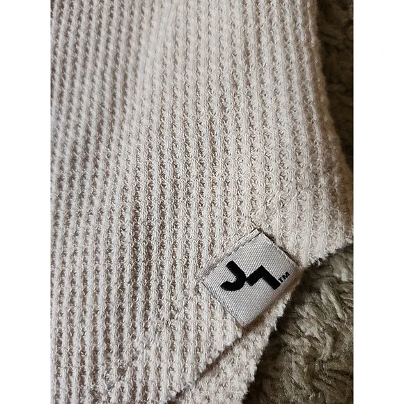 JoyLab Women's Top Size Large Waffle Long Sleeve Loose Fit Beige Size XL NWT - Picture 10 of 10